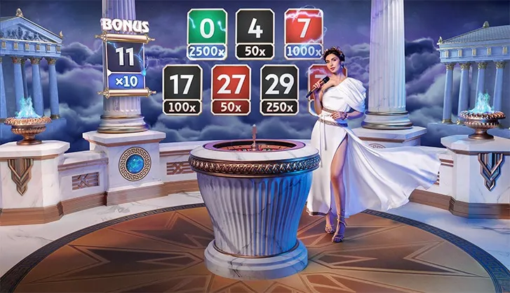 Gates of Olympus Roulette — скриншот игрового поля