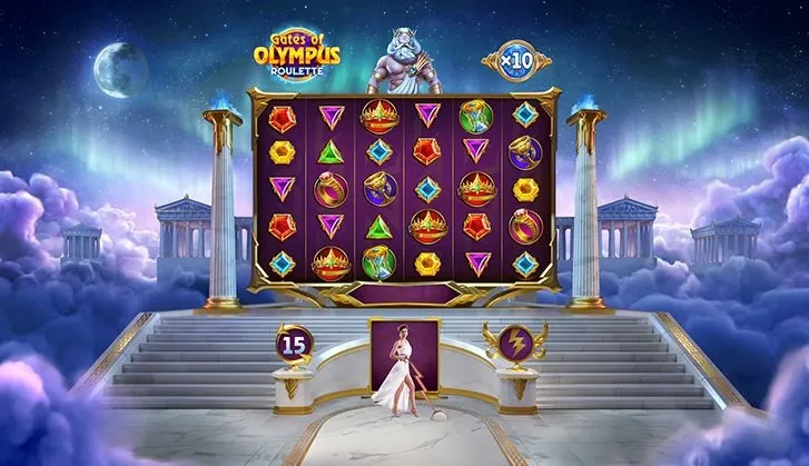 Gates of Olympus Roulette — скриншот игрового поля
