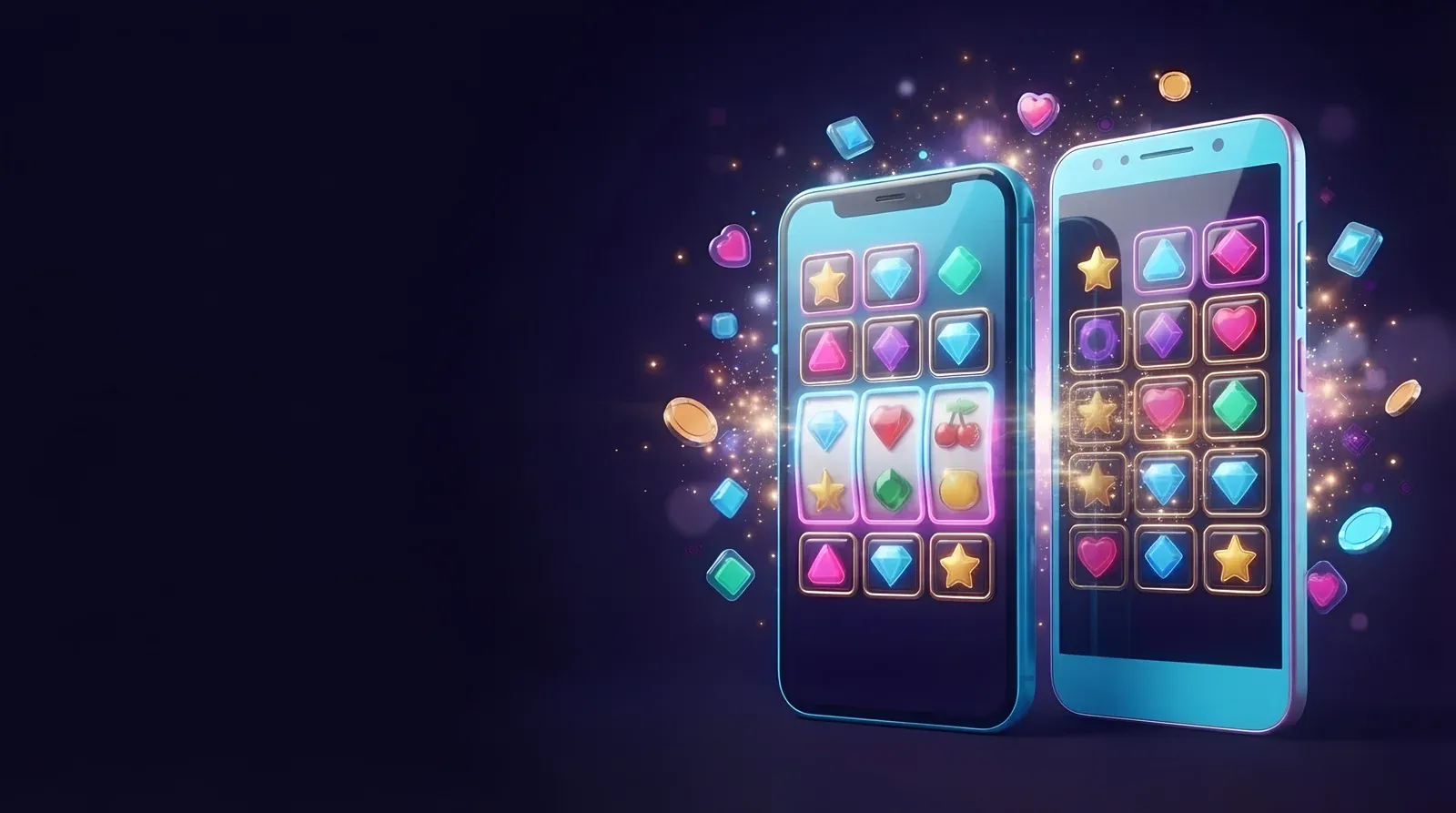 Слоты Pragmatic Play на двух смартфонах