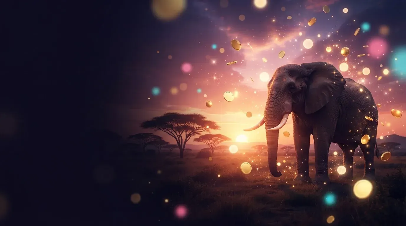 African Elephant — иллюстрация к слоту Pragmatic Play (африканская саванна, слоны)