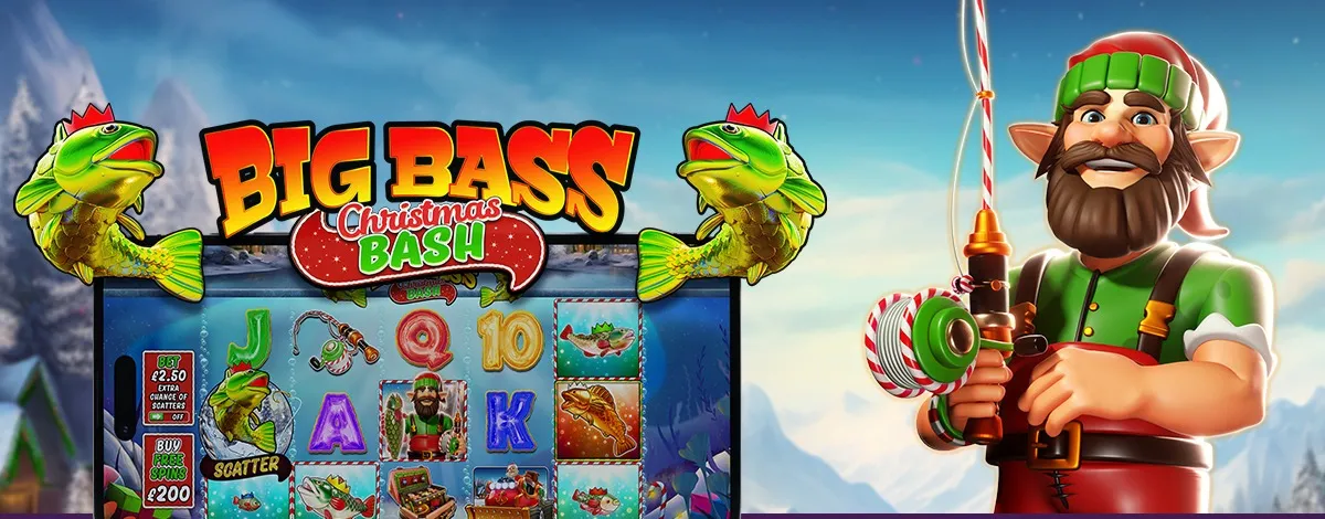 Big Bass Christmas Bash — ключевой арт, Pragmatic Play