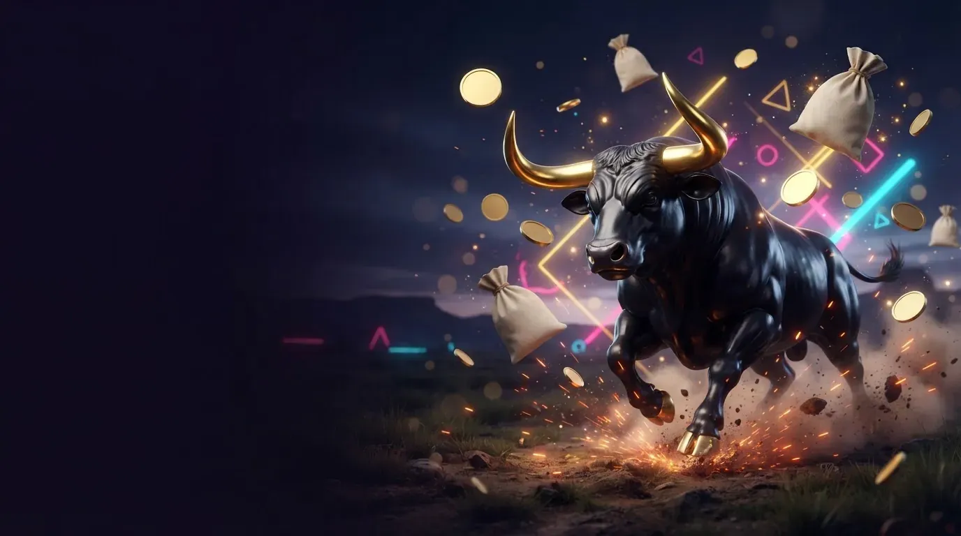 Black Bull — иллюстрация к слоту Pragmatic Play (бык, деньги)