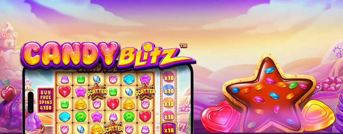 Candy Blitz — ключевой арт, Pragmatic Play