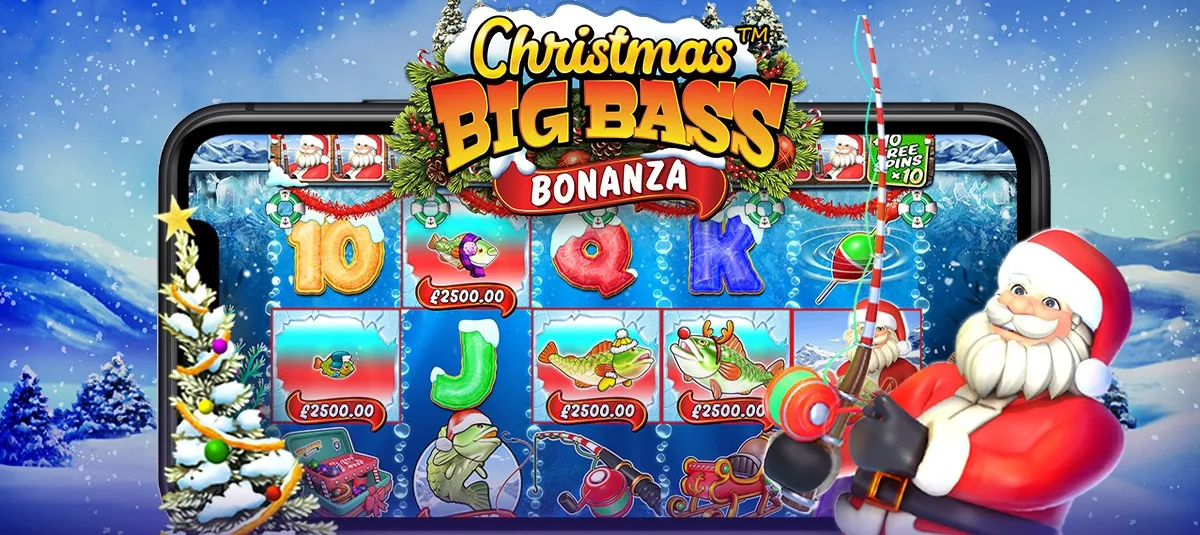 Christmas Big Bass Bonanza — ключевой арт, Pragmatic Play