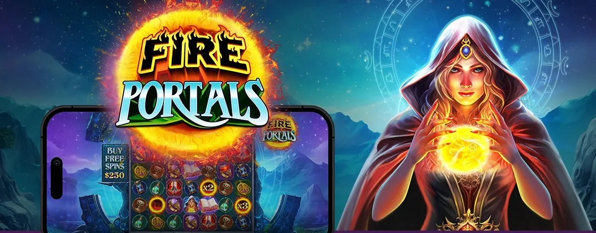 Fire Portals — ключевой арт, Pragmatic Play
