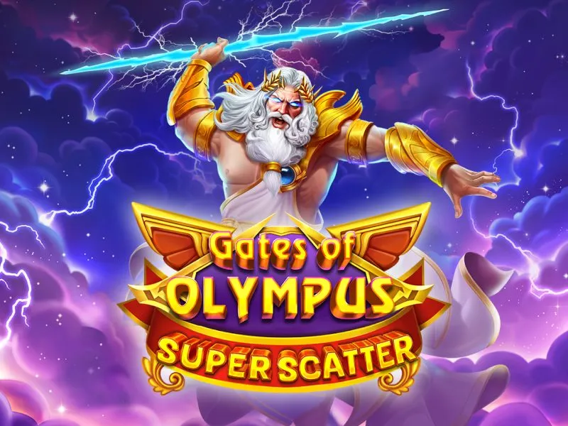Gates of Olympus Super Scatter — ключевой арт, Pragmatic Play