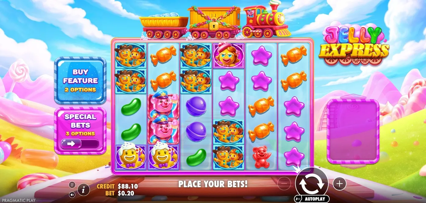 Jelly Express — скриншот игрового поля