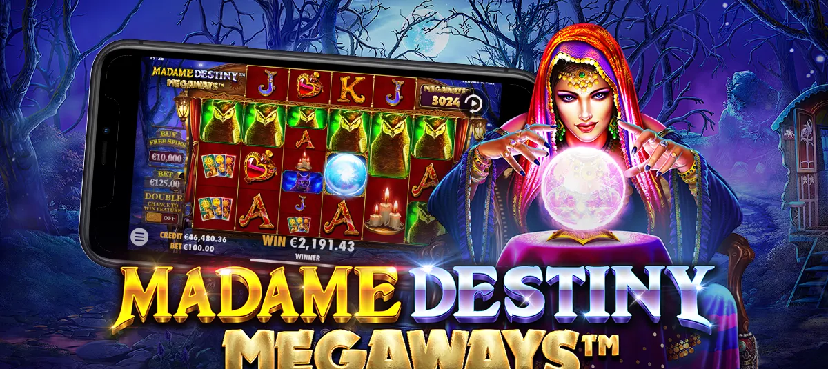 Madame Destiny Megaways — ключевой арт, Pragmatic Play