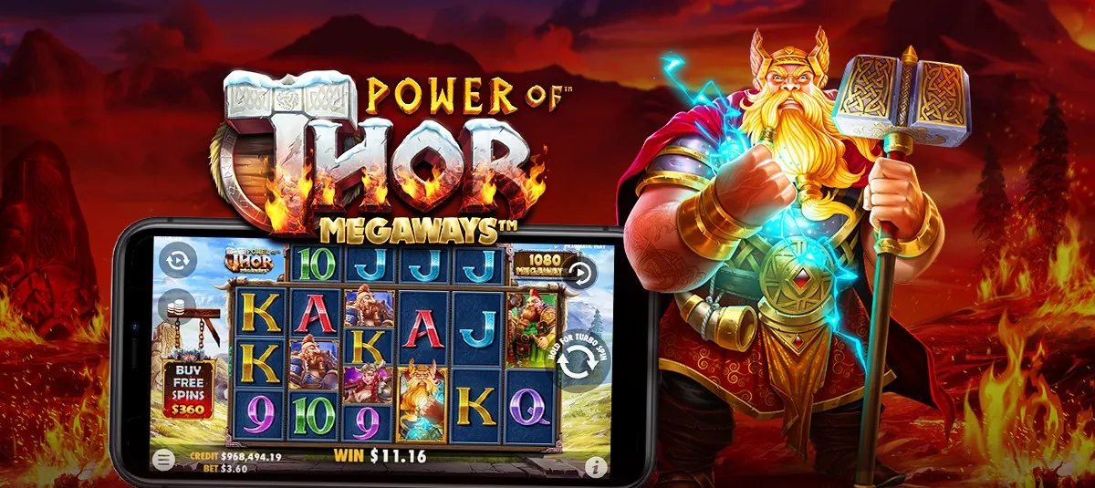 Power of Thor Megaways — ключевой арт, Pragmatic Play