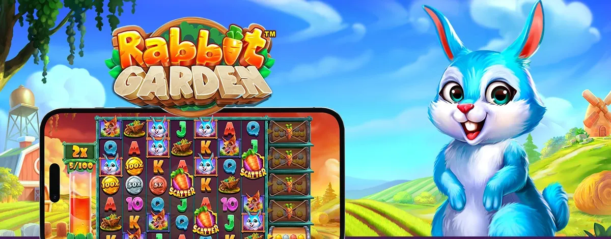 Rabbit Garden — ключевой арт, Pragmatic Play