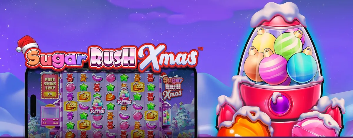 Sugar Rush Xmas — ключевой арт, Pragmatic Play